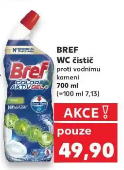 Kaufland BREF WC čistič nabídka