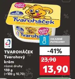 Kaufland Tvaroháček tvarohový krém nabídka