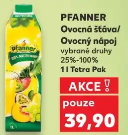 Kaufland PFANNER Ovocná šťáva/ Ovocný nápoj nabídka
