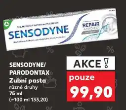Kaufland SENSODYNE/ PARODONTAX Zubní pasta nabídka