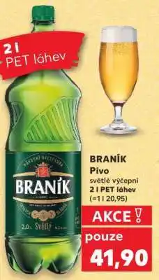 Kaufland BRANÍK Pivo nabídka