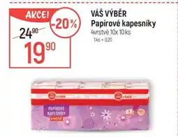 Globus Váš výběr Papírové kapesníky nabídka