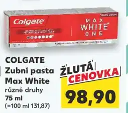 Kaufland COLGATE Zubní pasta Max White nabídka
