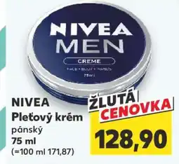 Kaufland NIVEA Pánský pleťový krém nabídka