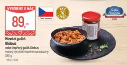 Globus Hovězí guláš Globus nebo Vepřový guláš Globus nabídka