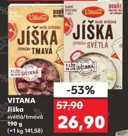 Kaufland Vitana Jíška světlá/tmavá nabídka