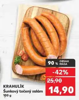 Kaufland KRAHULÍK Šunkový točený salám nabídka
