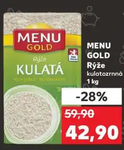 Kaufland MENU GOLD Rýže kulatozrnná 1 kg nabídka