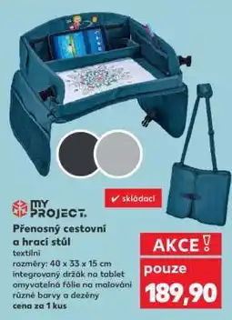Kaufland Přenosný cestovní a hrací stůl nabídka