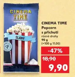 Kaufland CINEMA TIME Popcorn nabídka