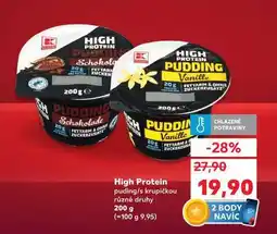 Kaufland High Protein puding/s krupičkou nabídka