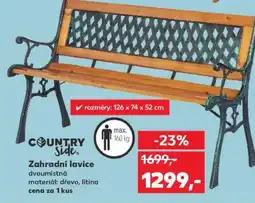Kaufland Zahradní lavice nabídka