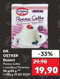 Kaufland DR. OETKER Dezert Panna Cotta nabídka