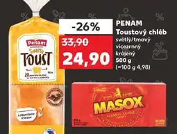 Kaufland PENAM Toustový chléb nabídka