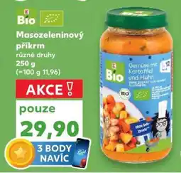 Kaufland Bio Masozeleninový příkrm nabídka