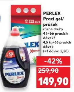 Kaufland PERLEX Prací gel/prášek nabídka