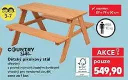 Kaufland Dětský piknikový stůl nabídka
