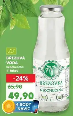 Kaufland Březová voda neochucená nabídka