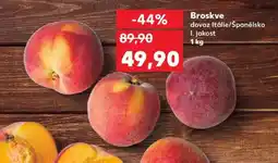 Kaufland Broskve nabídka