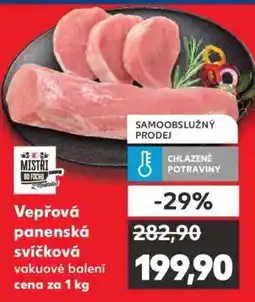 Kaufland Vepřová panenská svíčková nabídka