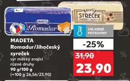 Kaufland MADETA Romadur/ Jihočeský syreček nabídka