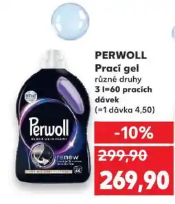 Kaufland Perwoll prací gel nabídka