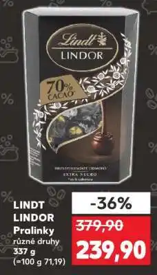 Kaufland Lindt Lindor Pralinky nabídka