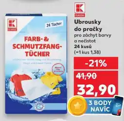 Kaufland Ubrousky do pračky nabídka