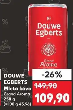 Kaufland Douwe Egberts Mletá káva Grand Aroma nabídka