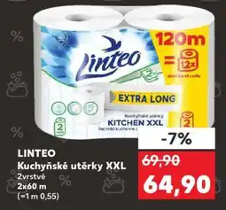 Kaufland Linteo kuchyňské utěrky XXL nabídka