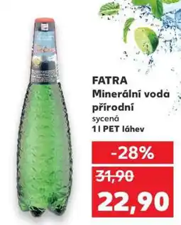 Kaufland FATRA Minerální voda přírodní nabídka
