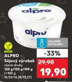 Kaufland Alpro Sójový výrobek nabídka