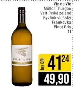 Jip Müller Thurgau nabídka
