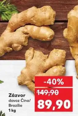 Kaufland Zázvor nabídka