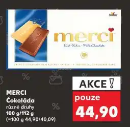 Kaufland Merci Čokoláda nabídka