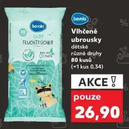 Kaufland Bevola Vlhčené ubrousky dětské nabídka