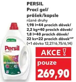 Kaufland PERSIL Prací gel/prášek/ kapsle nabídka