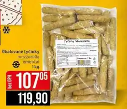 Jip Obalované tyčinky mozzarella emental nabídka