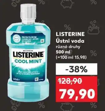 Kaufland Listerine ústní voda nabídka