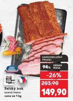 Kaufland Selský bok uzené maso nabídka