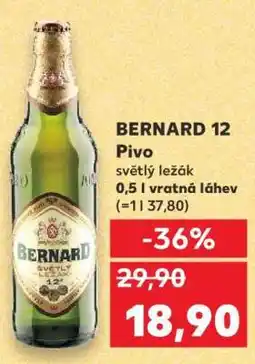 Kaufland BERNARD 12 Pivo nabídka
