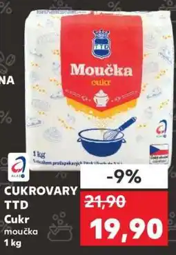 Kaufland CUKROVARY TTD Cukr moučka 1 kg nabídka