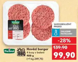 Kaufland Hovězí burger nabídka