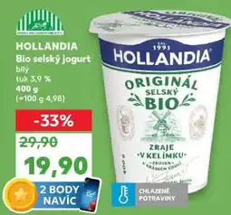 Kaufland Hollandia BIO SELSKÝ JOGURT nabídka