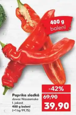 Kaufland Paprika sladká nabídka