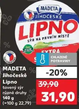 Kaufland MADETA Jihočeské Lipno nabídka