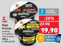 Kaufland High protein puding nabídka