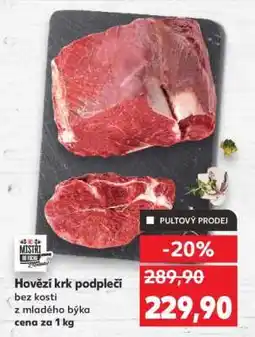 Kaufland Hovězí krk podplečí nabídka