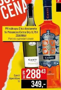 Jip Canti Aperitivo nabídka
