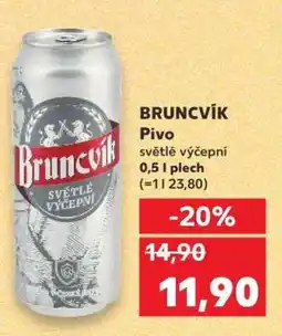 Kaufland BRUNCVÍK Pivo nabídka